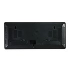 Часы электронные настенные, настольные, с будильником, 36 х 15 х 3 см, красные цифры - фото 51455475