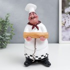 Фигура полистоун «Довольный повар», 23×11×10 см - Фото 1