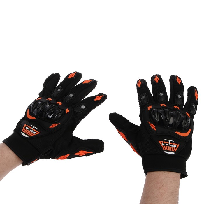 Перчатки мотоциклетные с защитными вставками, Seek Win, размер XL - Фото 1