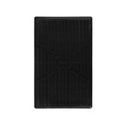 Накладка-подпятник для автоковрика, 25×15 см, ПВХ, крепление, черный - фото 8683301