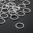 Кольцо соединительное (разъёмное) из нержавеющей стали, 1,5х1,5см, цвет серебро - фото 10940635