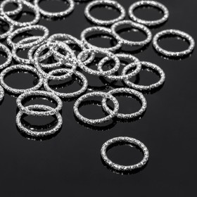 Кольцо соединительное (разъёмное) из нержавеющей стали, 1,8*1,8см, цвет серебро