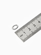 Кольцо соединительное, 11×7 мм, набор 30 шт. цвет серебро - Фото 2