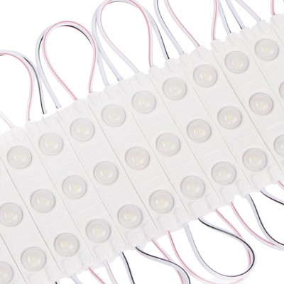 Светодиодный модуль SMD5630, 2 Вт, 12 В, 3 LED, 180 Лм, IP65, 6500К, белый, 20 шт.