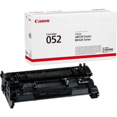 Картридж Canon 052 2199C002 (MF421dw/MF426dw/MF429x), для Canon (3100 стр.), чёрный