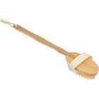 Щётка для сухого массажа Bradex из чайного дерева с щетиной кактуса со съемной ручкой, 43 см - Фото 3