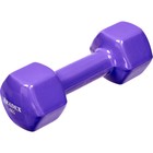 Гантель обрезиненная Bradex SF 0537, фиолетовая, 4 кг - фото 300841576