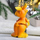 Копилка для денег «Заяц попрошайка с ведром», полистоун, рыжий, 14 см - фото 119631314