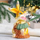 Копилка для денег «Заяц с гармошкой», полистоун, рыжий, 14×9×10 см 7881385