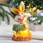 Копилка для денег «Заяц с гармошкой», полистоун, рыжий, 14×9×10 см 7881385