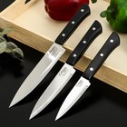 Набор ножей «Сакура», 3 шт, лезвие 9 см, 12 см, 15 см - фото 9734723