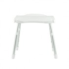 Сиденье Apollo для ванной, с держателем, полочкой, алюминий, пластик, 30х43 см, цвет белый - Фото 2