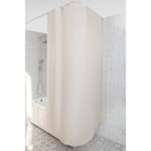 Штора Premium для ванной, с утяжелителем, 180х200 см, PLE, цвет бежевый - Фото 1
