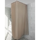 Штора Premium для ванной, с утяжелителем, 180х200 см, PLE, цвет капучино - Фото 1