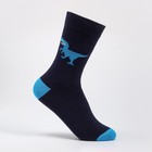 Носки для мальчика, цвет тёмно-синий, размер 14 - фото 321337829