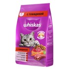 Сухой корм Whiskas для кошек, подушечки, паштет с говядиной,  1900 гр - фото 7120466