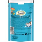 Лакомство Dreamies для кошек, лосось/сыр, 60 г - Фото 2