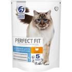 Сухой корм для кошек Perfect Fit для здоровой кожи и шерсти, индейка, 650 г - фото 9735010
