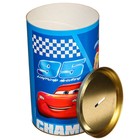 Копилка металлическая, 20,5 см х 12 см х 12 см, XXL "Champion", Тачки 7725132 - фото 2369820