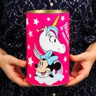 Копилка металлическая XXL Unicorn vibes, 20.5 см × 12 см × 12 см, Минни Маус 7725134