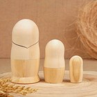 Заготовка для творчества «Матрёшка», с контуром, 3 кукольная - фото 24287205