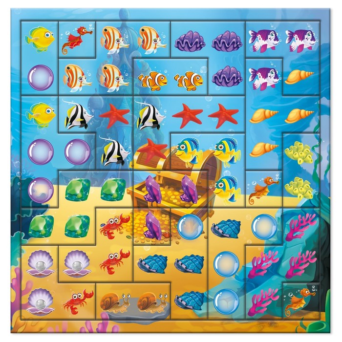 Пазл-головоломка «В океане», с дополненной реальностью, 23 элемента - Фото 1
