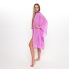 Туника пляжная женская, цвет фиолетовый, размер 46 - Фото 3