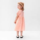 Платье для девочки MINAKU: Cotton Collection цвет светло-розовый, рост 134 7763174 - фото 14043608