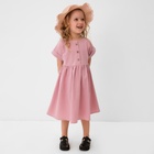 Платье для девочки MINAKU: Cotton Collection цвет сиреневый, рост 98 - фото 3814165
