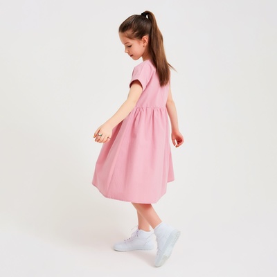 Платье для девочки MINAKU: Cotton Collection, сиреневое, рост 98 см
