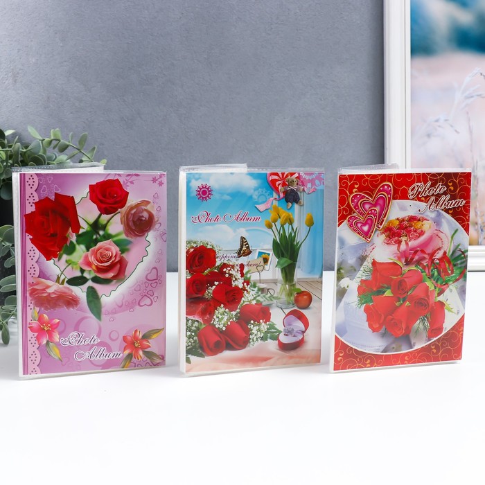 Фотоальбом на 36 фото 10×15 см «Ассорти», 17×12×3 см, МИКС - Фото 1