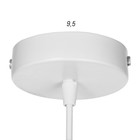 Светильник 2446/1 E27 40 Вт белый 16×16×16-116 см - фото 4737347