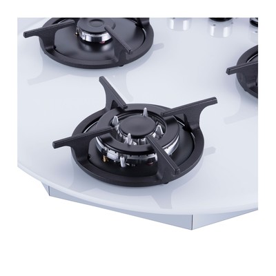 Варочная поверхность MAUNFELD EGHG.43.23CW/G, газовая, 3 конфорки, белая