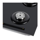 Варочная поверхность MAUNFELD EGHG.64.6CB/G, газовая, 4 конфорки, чёрная 7884382