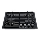 Варочная поверхность MAUNFELD EGHG.64.6CB/G, газовая, 4 конфорки, чёрная 7884382