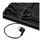 Варочная поверхность MAUNFELD EGHG.32.6CB/G, газовая, 2 конфорки, чёрная 7884389