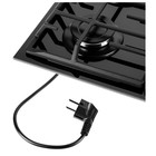 Варочная поверхность MAUNFELD EGHG.64.63CB.R/G, газовая, 4 конфорки, чёрная 7884414