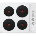 Варочная поверхность MAUNFELD EEHE.64.4W, электрическая, 4 конфорки, белая - Фото 1