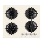 Варочная поверхность MAUNFELD EGHG.64.23CBG/G, газовая, 4 конфорки, бежевая - Фото 11