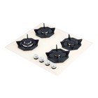 Варочная поверхность MAUNFELD EGHG.64.23CBG/G, газовая, 4 конфорки, бежевая - Фото 14