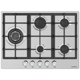 {{photo.Alt || photo.Description || 'Варочная поверхность MAUNFELD EGHS.75.33CS/G, газовая, 5 конфорок, серебристая'}}