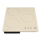 Варочная поверхность MAUNFELD EVI.453-BG, индукционная, 3 конфорки, бежевая - Фото 4