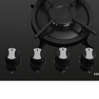 Варочная поверхность HOMSair HG641VBK, комбинированная, 4 конфорки, чёрная - Фото 9