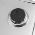 Варочная поверхность газовая HOMSair HGS433TGCS, 3 конфорки, серебристая 7884504