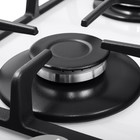 Варочная поверхность HOMSair HGG323GCWH, газовая, 2 конфорки, белая 7884511