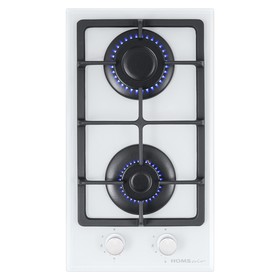 {{photo.Alt || photo.Description || 'Варочная поверхность HOMSair HGG323GCWH, газовая, 2 конфорки, белая'}}