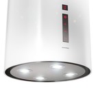 Вытяжка MAUNFELD Lee Isla (sensor) 39, островная, 1000 м3/ч, 4 скорости, 38 см, белая - Фото 10