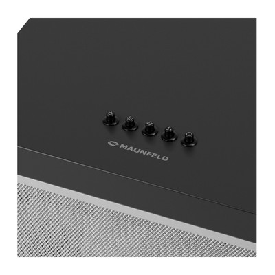 Вытяжка MAUNFELD Box Push 40, дизайнерская, 1000 м3/ч, 3 скорости, 40 см, чёрная