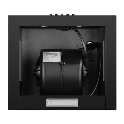 Вытяжка MAUNFELD Box Push 40, дизайнерская, 1000 м3/ч, 3 скорости, 40 см, чёрная