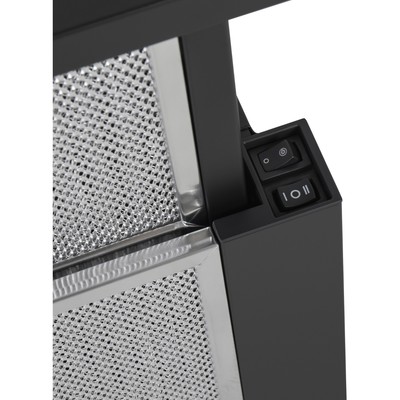 Вытяжка MAUNFELD VS Light 50, телескопическая, 520 м3/ч, 2 скорости, 50 см, чёрная